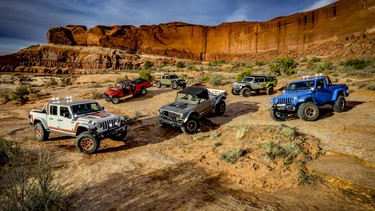 2019 Easter Jeep Safari Moab concept family line off-road range