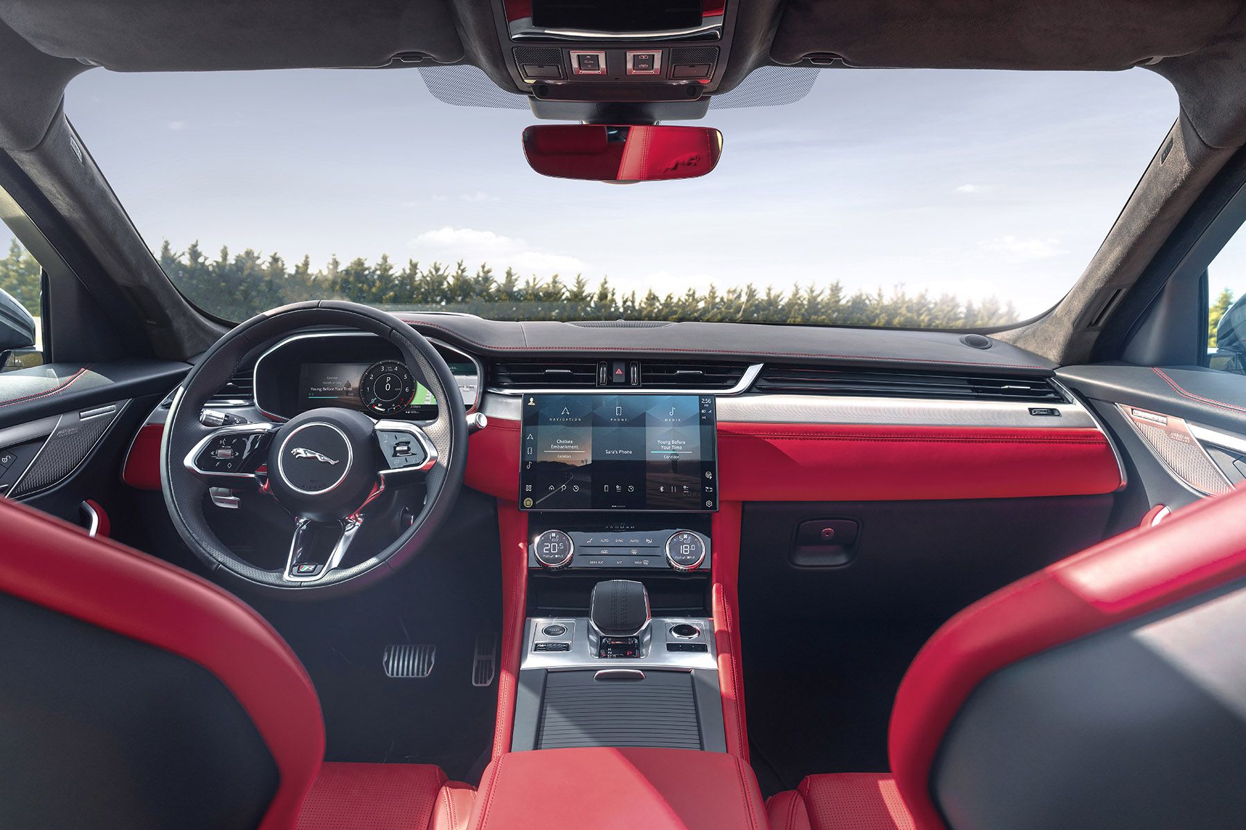 Jaguar's redesigned its FPace SUV's interior for 2021 Driving