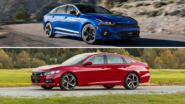 2021 Kia K5 vs. 2020 Honda Accord