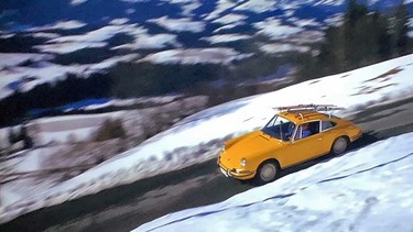 The Porsche 911 from "Downhill Racer"