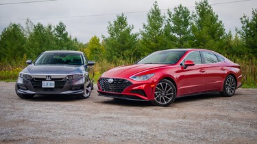 2020 Honda Accord vs. 2020 Hyundai Sonata