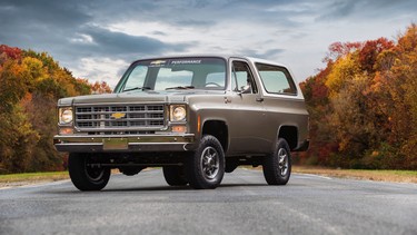 Chevrolet will showcase a 1977 K5 Blazer converted to all-electric propulsion at SEMA360. The new K5 Blazer-E retains as much of the stock Blazer as possible and approximately 90 percent of the new parts installed for the eCrate package are factory components from the Chevrolet Bolt EV.