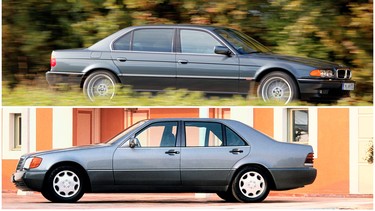 s-class vs 7 series bmw benz 2