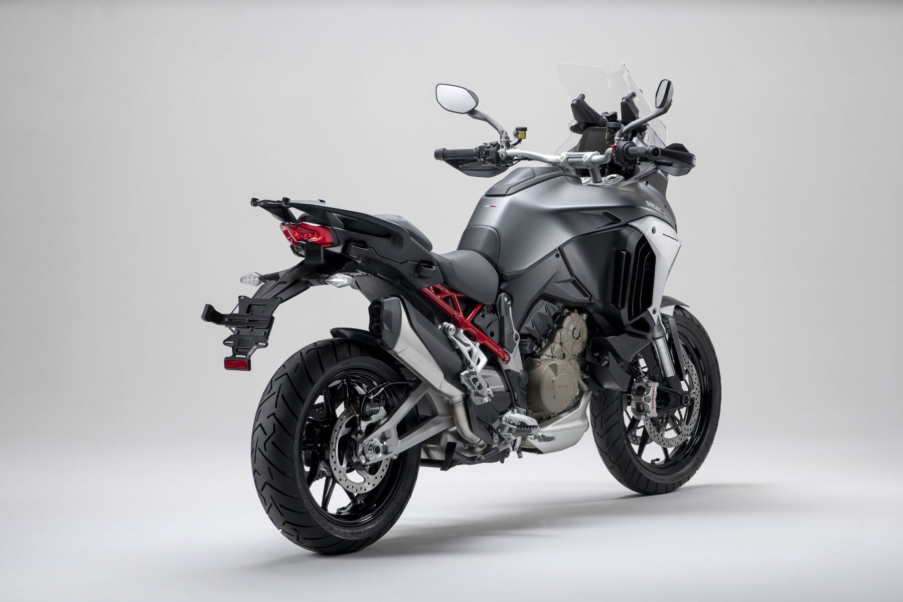 The 2021 Ducati Multistrada V4 boasts more cylinders but can still off road Driving