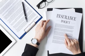 An insurance document.