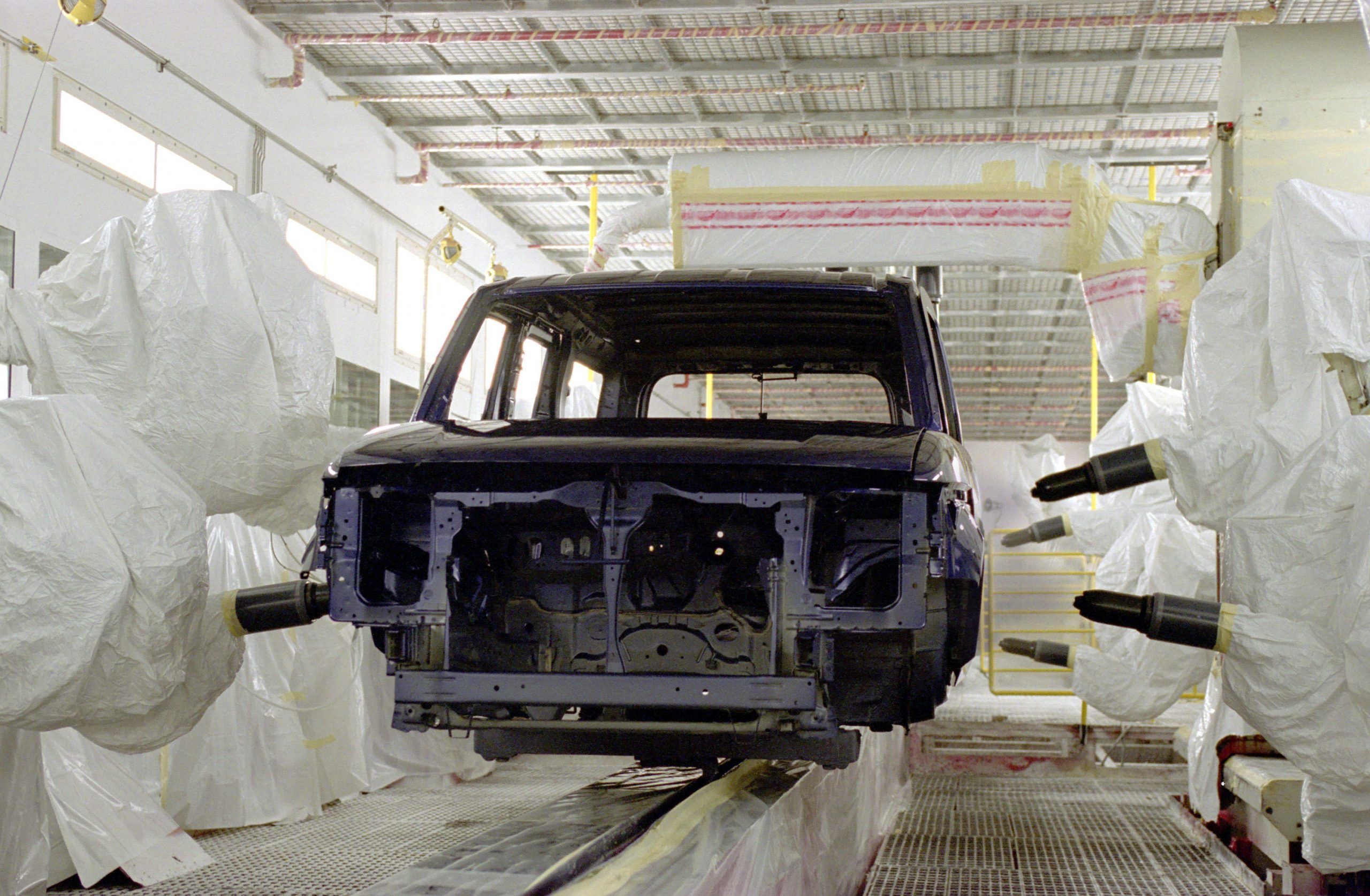 Base coat paint on a Honda