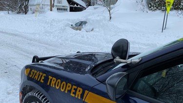 Man burried in snow drift for 10 hours