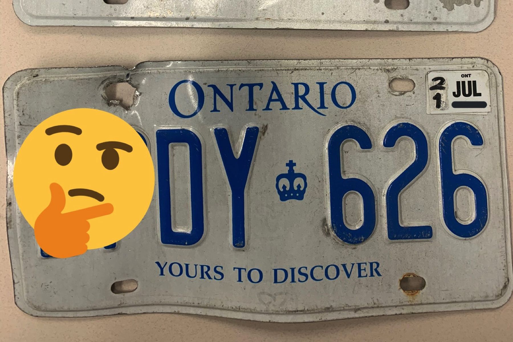 Toronto driver caught using Sharpie to edit plate expiration dates Driving