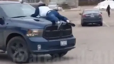 ram truck toronto hood stunt video copy