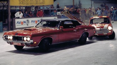 winter movie car chases Mercury Cougar On Her Majesty's Secret Service James Bond MGM Studios