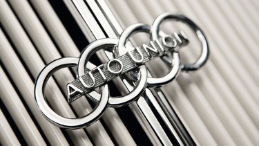 The four rings of the Auto Union, which became Audi AG