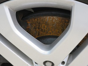 A thin coat of rust on your brake rotors is not a cause for concern