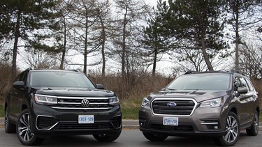 2020 Volkswagen Atlas vs 2020 Subaru Ascent