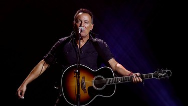 Singer Bruce Springsteen performs during the closing ceremony for the Invictus Games in Toronto, Ontario, Canada September 30, 2017.