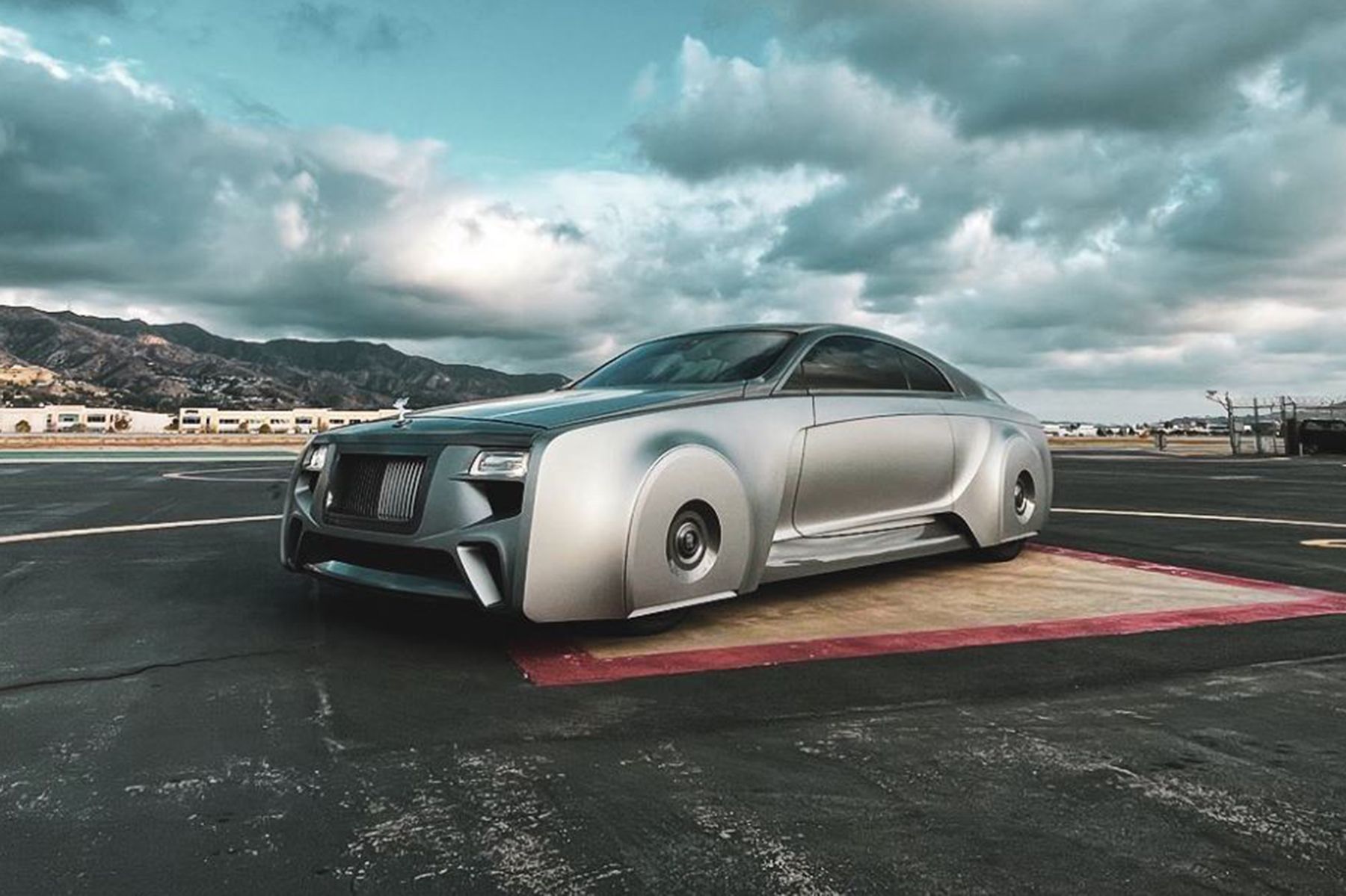 Custom RollsRoyce Phantom Has Feathers Sewn Into Dash