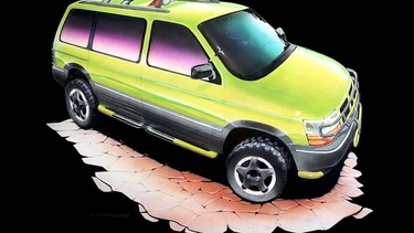 Off-Road Dodge Caravan