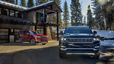 All-new 2022 Wagoneer Series II (left) and 2022 Grand Wagoneer Series III (right)