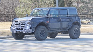 Ford Bronco Warthog Spy Photo