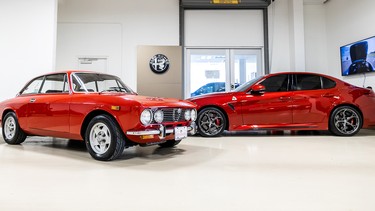 During the past winter, Bob Merchant’s 1974 Alfa Romeo GTV has been on display at Alfa Romeo of Calgary.