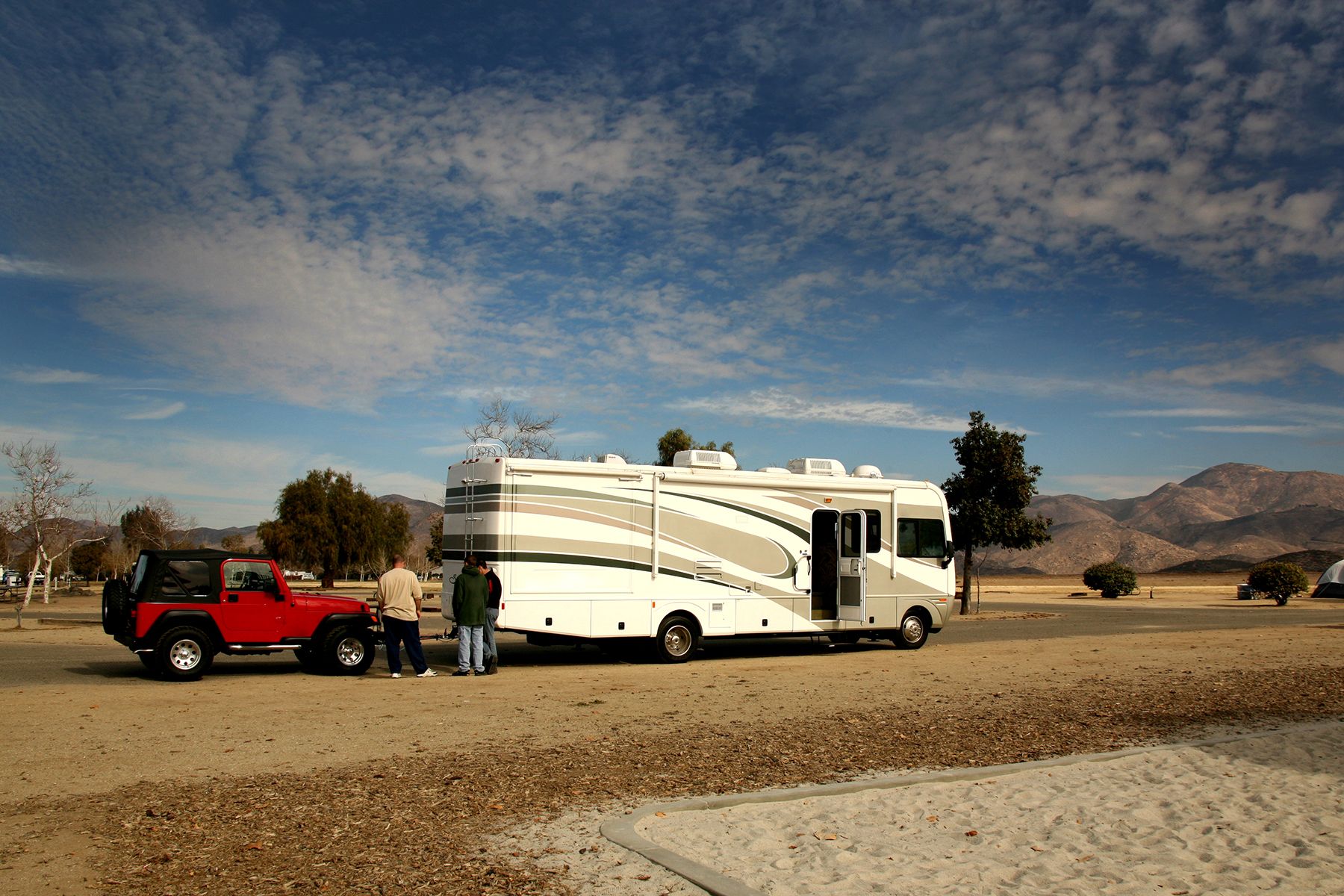 News Roundup A Jeep explodes behind an RV, an F150 falls through ice
