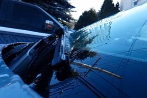 Volvo's windshield Wiper sprayers.