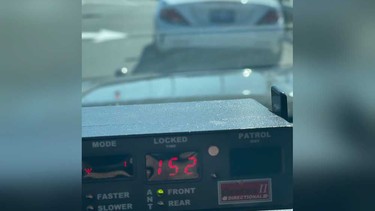 An image posted by Essex County OPP in relation to a traffic stop on March 2, 2021.