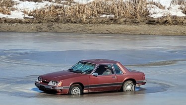 Ford Mustang watrous vehicle ice kinsmen saskatchewan