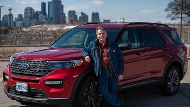 Don Wilson with the 2021 Ford Explorer XLT.