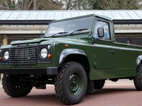 Prince Philip's custom hearse: a Land Rover Defender