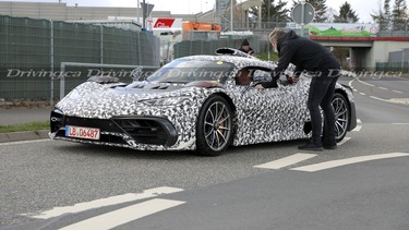 Mercedes AMG One Nurburgring spy shot