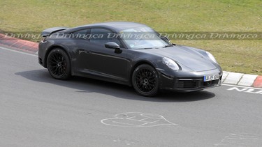 Porsche 911 992 Safari spied at Nürburgring