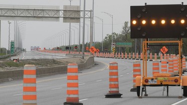 The Île-aux-Tourtes Bridge is closed to all traffic on Thursday May 20, 2021.