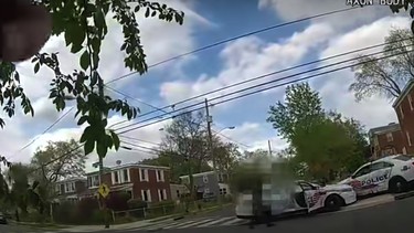 Body Cam footage of D.C. police crash