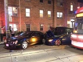 Lamborghini Huracan Toronto crash