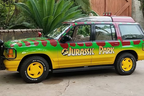 This fan's 'Jurassic Park' replica Ford Explorer even includes the touchscreen map