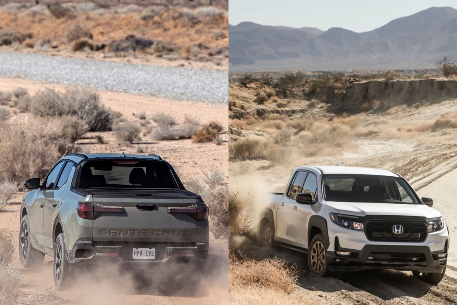 Key Differences Hyundai Santa Cruz vs Honda Ridgeline Driving