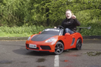 British Dad builds world’s first street-legal ride-on kid’s car