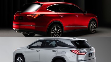 Tale of the Tape: 2022 Acura MDX vs 2021 Lexus RX 350L