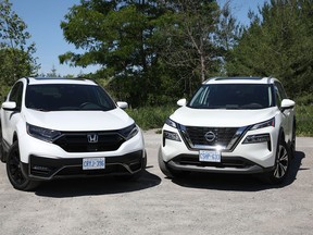 2021 Honda CR-V Black Edition vs 2021 Nissan Rogue SV