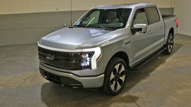 The 2022 Ford F-150 Lightning prototype