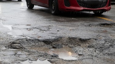 Potholes "can do much worse than car damage. They could injure cyclists, scooter riders, pedestrians or the eyes of anyone who thinks an important road in one of the world’s most beautiful cities should not look like it is in a war zone," Martine St-Victor writes.