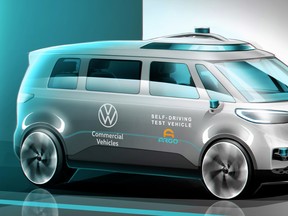 Volkswagen said its all-electric ID BUZZ will be its first vehicle with fully-autonomous driving features