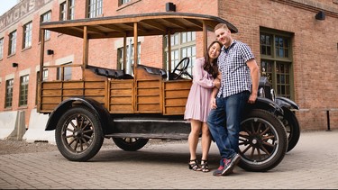 Darren Lloyd and Sujung Kim included the 1926/1927 Ford Model T in their engagement photos taken in June of 2018.