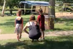 7-year-old Edmontonian crashes family minivan into playground