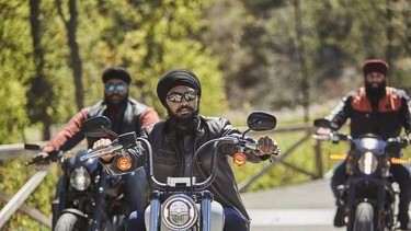 The Tough Turban protective headwear for motorcyclists