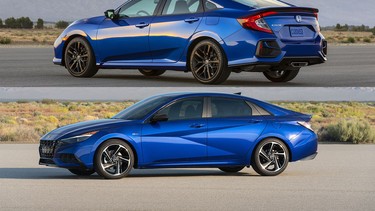 2020 Honda Civic Si vs 2021 Elantra N Line