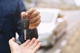 the wraith car turbo interceptor A car seller handing over the keys to a used car to a buyer.