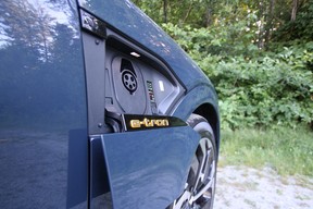 Charging ports on both sides of the Sportback make it more convenient when pulling into a charging station.