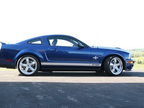 As a young man, Ralph Hindle and his lifelong friend Mike Grant drove a beleaguered 1965 Mustang fastback across Canada. When Hindle saw the fifth-generation Mustang fastback, his interest was rekindled and this blue 2007 Mustang Shelby GT500 coupe reminds him of the car they drove across the country.