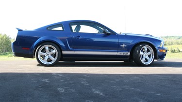 As a young man, Ralph Hindle and his lifelong friend Mike Grant drove a beleaguered 1965 Mustang fastback across Canada. When Hindle saw the fifth-generation Mustang fastback, his interest was rekindled and this blue 2007 Mustang Shelby GT500 coupe reminds him of the car they drove across the country.